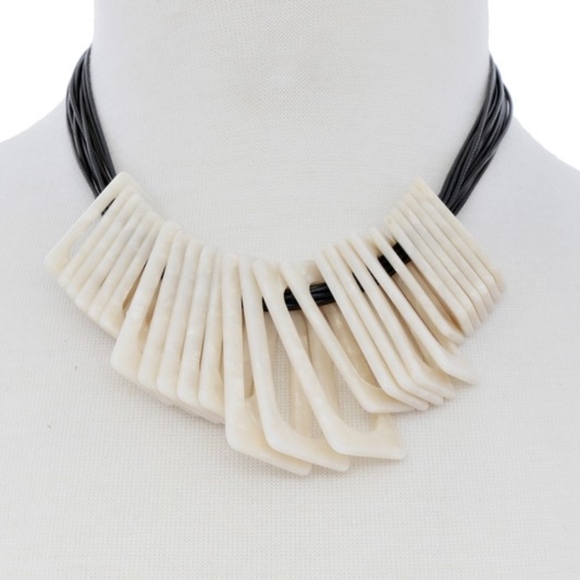 Jewelry - Ivory Rope Statement Necklace Jewelry - Ivory Rope Statement Necklace